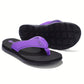 Zwarte Platte Teenslippers - Lotte