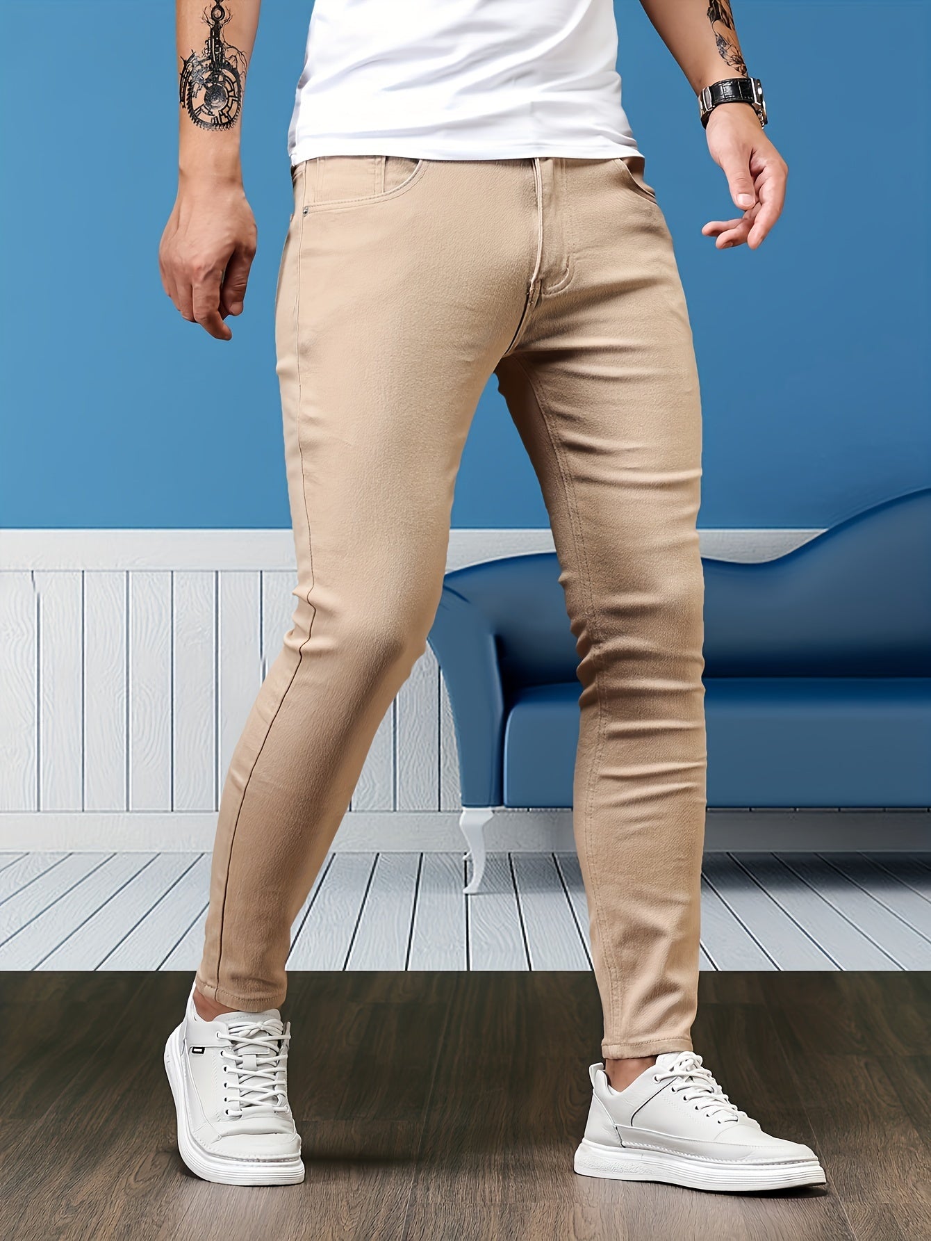 Witte Slim Fit Jeans - Max