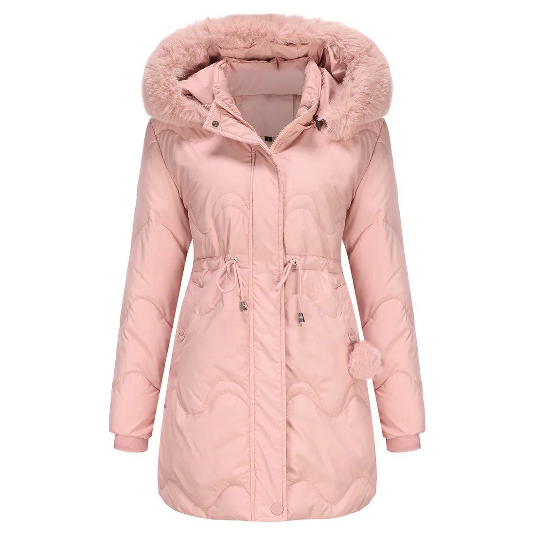 Elegant Olivia: Luxe Winter Warmth - Stijlvolle Dames Parka