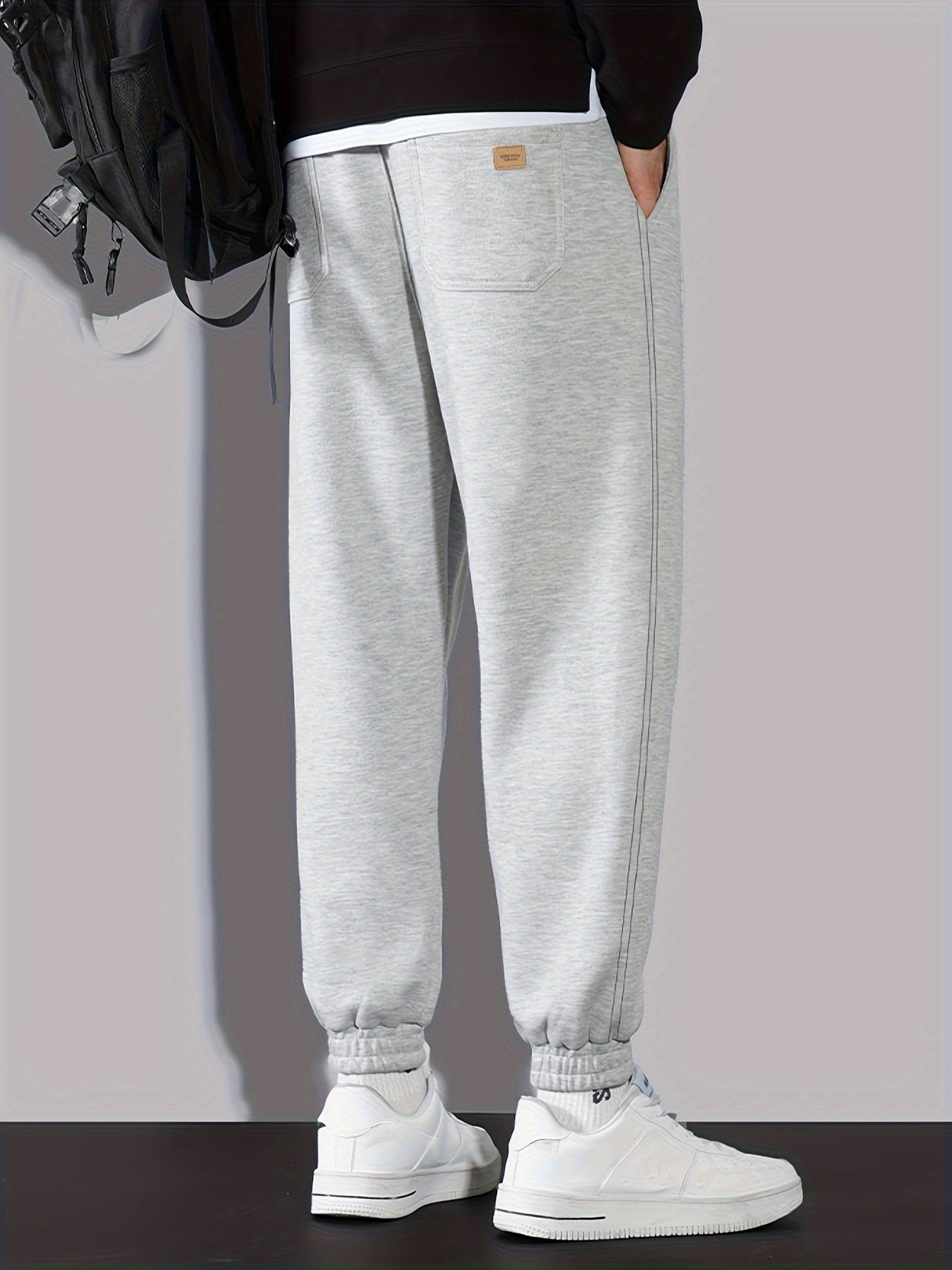 Zwarte Casual Joggingbroek - Niels