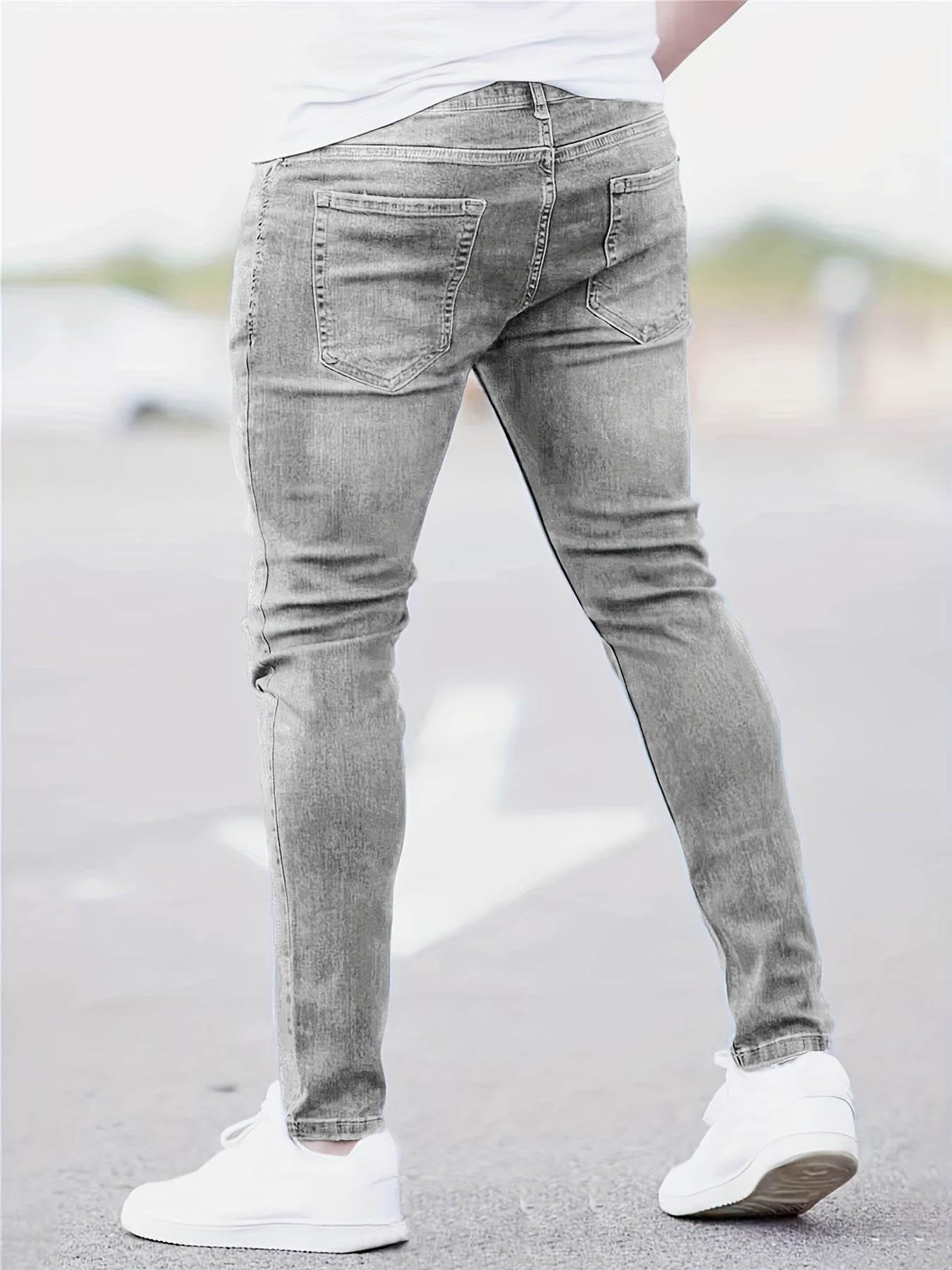 Skinny Gescheurde Jeans Blauw - Jasper