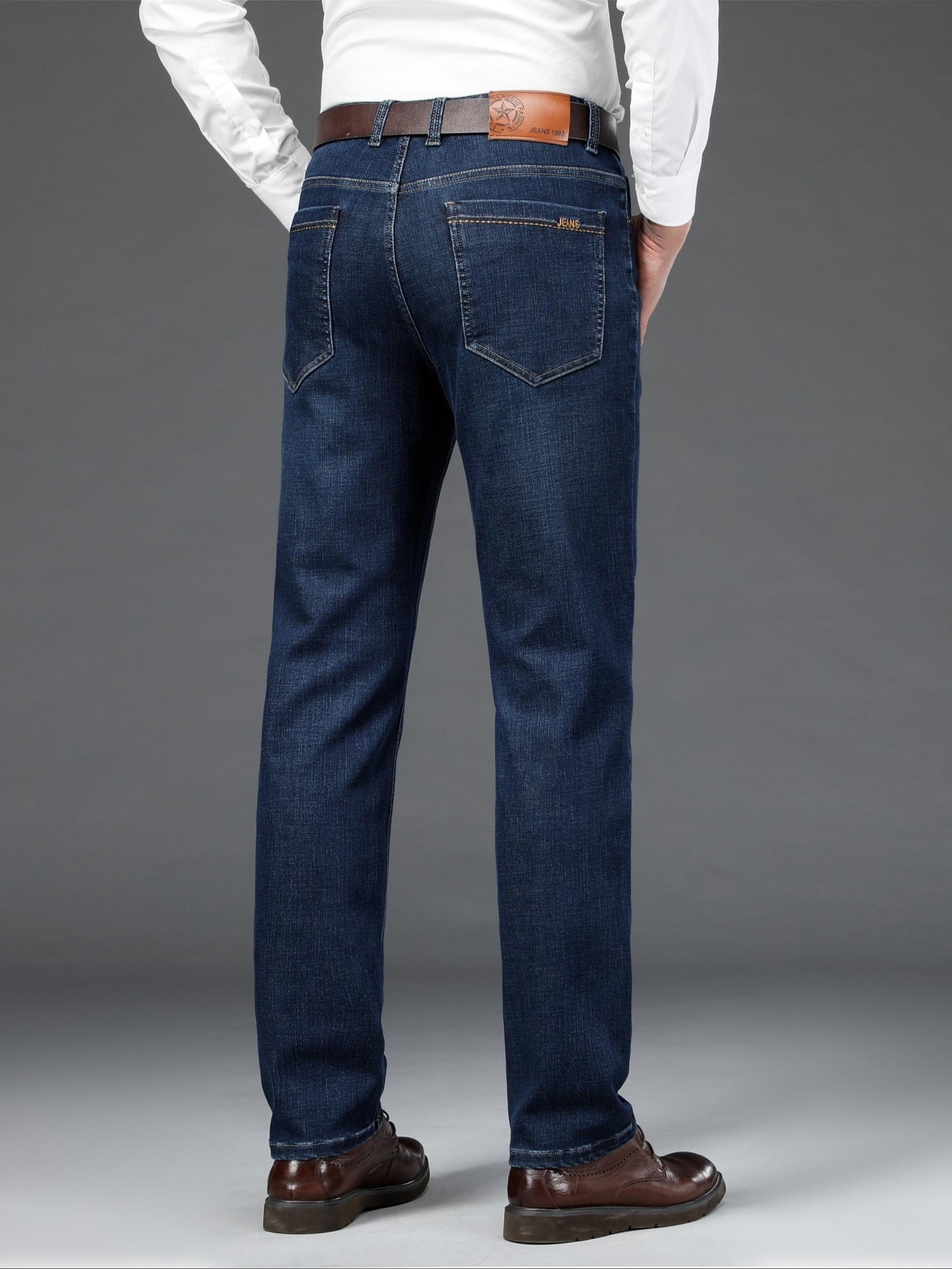 Donkerblauwe Business Jeans - Alex