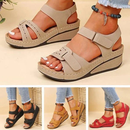 CloudSoft: Luxe Orthopedische Dames Sandalen - Ultiem Comfort & Stijl