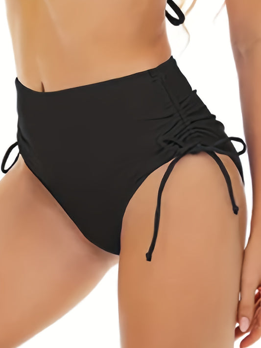 Zwarte Hoge Taille Bikini - Luna