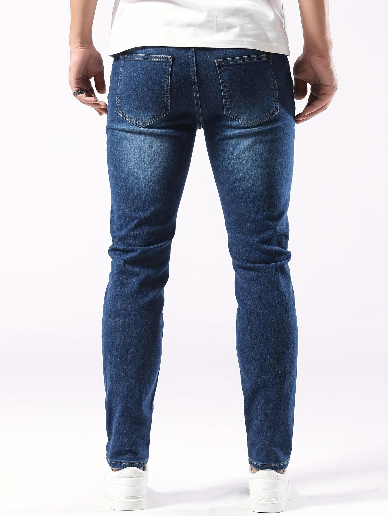 Donkerblauwe Slim Fit Jeans - Lucas