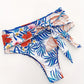 Blauwe Tropische Print Bikini Set - Isla