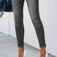 Middelblauwe Skinny Jeans met Gescheurde Details - Lara