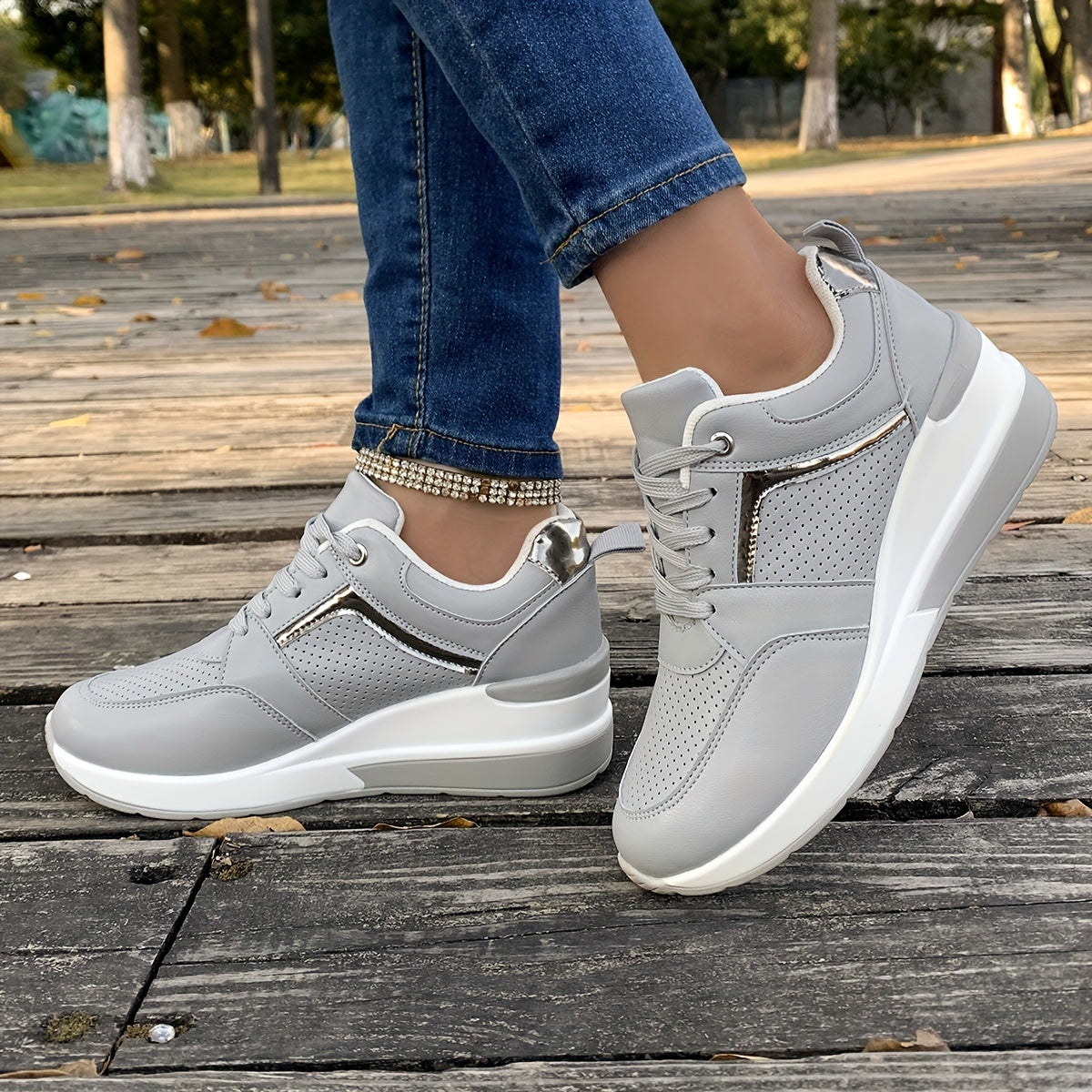 Witte Orthopedische Sneakers - Clarice