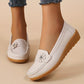 Witte Bloemloafers - Sofie