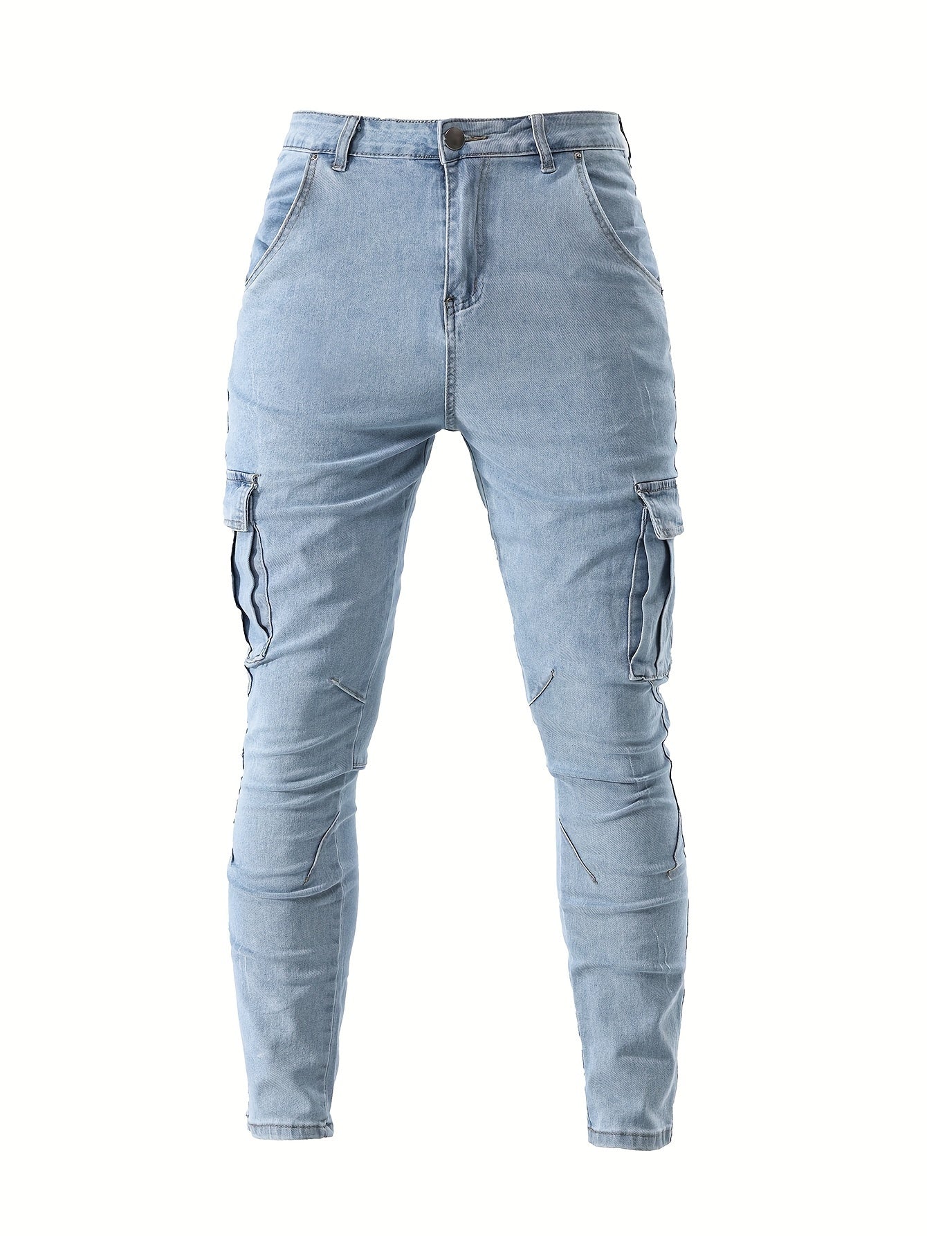 Lichtblauwe Skinny Jeans - Jens