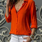 Stijlvolle Casual Polyester Blouse: Lange Mouwen & Losse Pasvorm