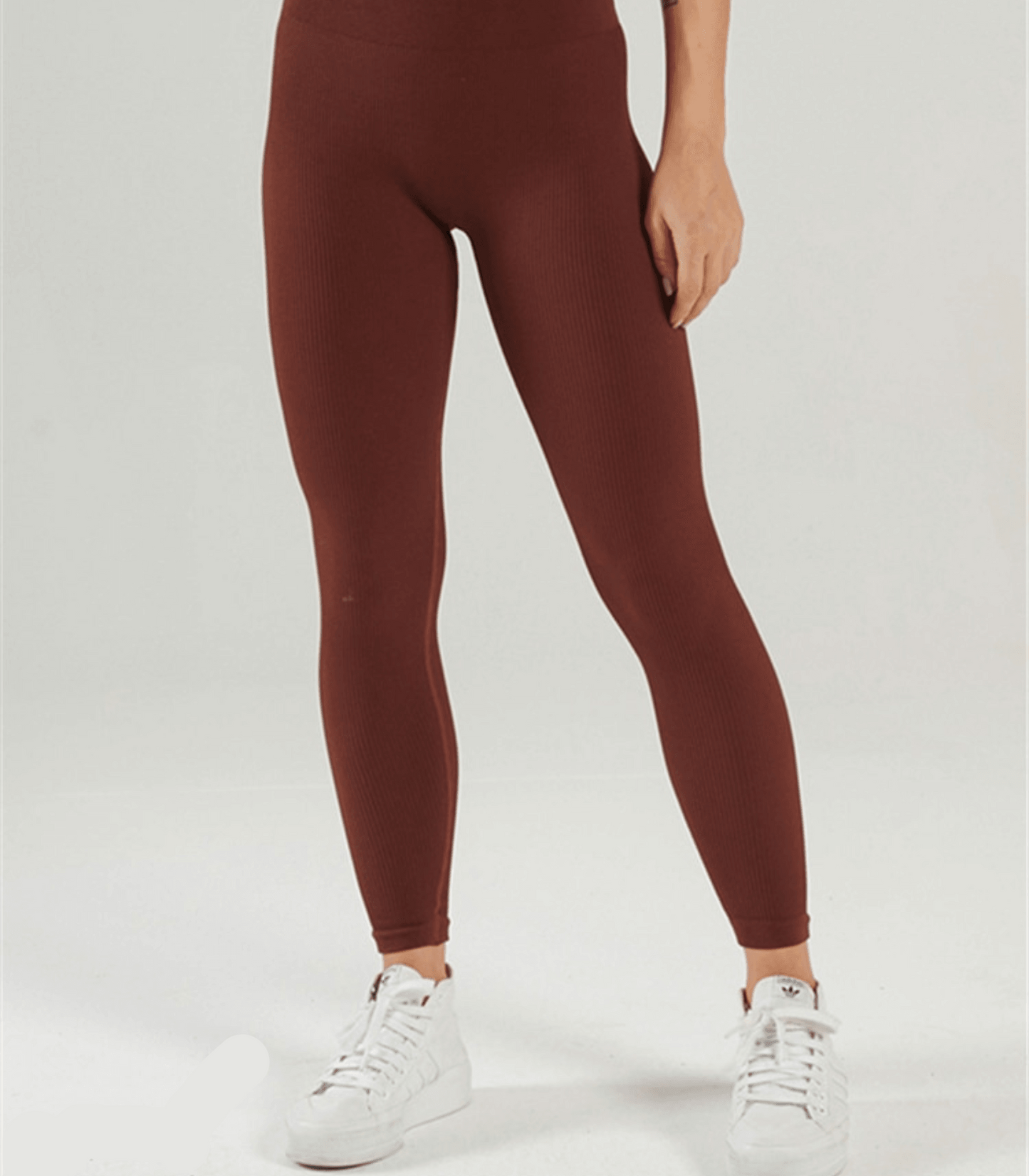 Chique Geribbelde Yoga Legging