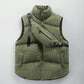 Gezellig Chic: Gewatteerd Corduroy Puffervest Met Tas