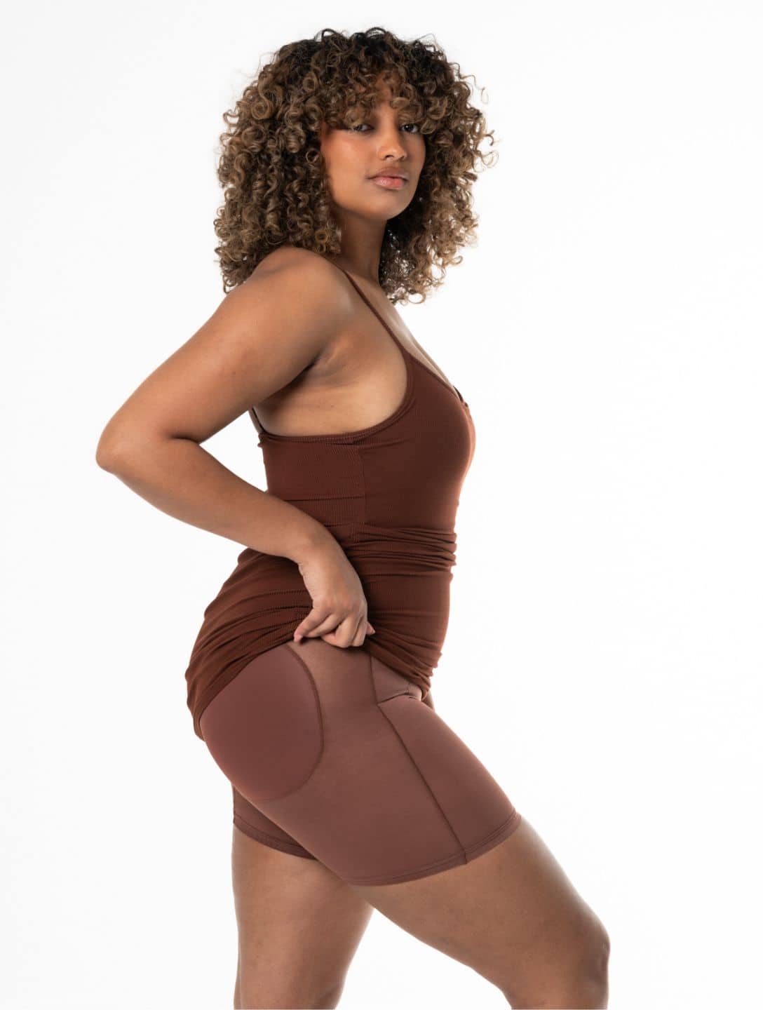 Esmee - Roze Shapewear Mini Jurk