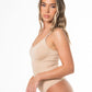 Zoë - Bruine Getailleerde Bodysuit