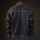 CozyCore Denim: Ultieme Warmte Fleece-Gevoerde Jas