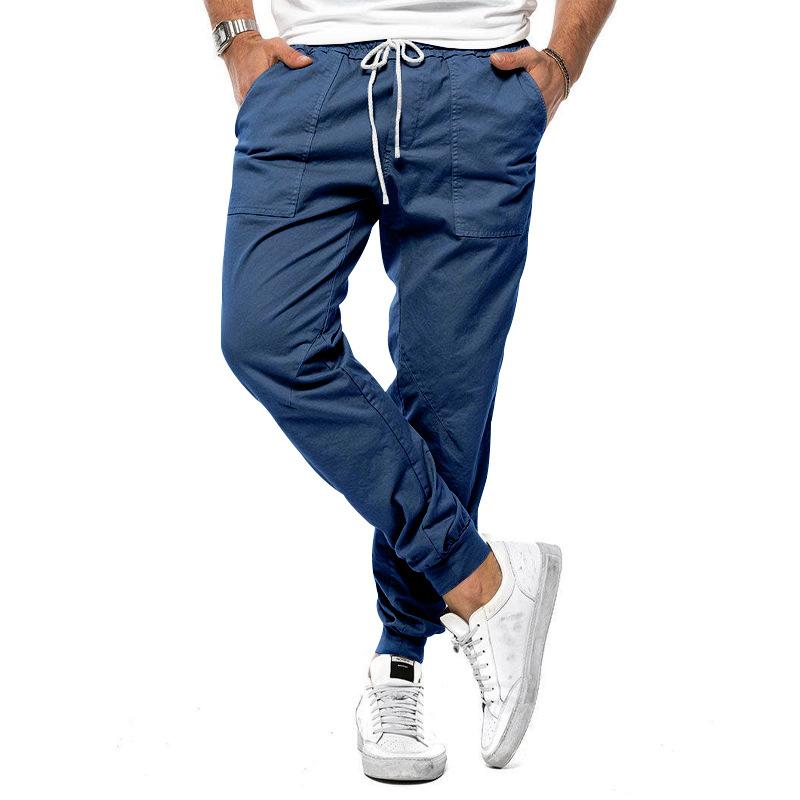 Ongelijke Comfort en Stijl: Heren Casual Effen Kleur Cargo Broek