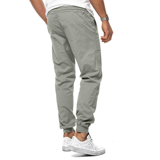 Ongelijke Comfort en Stijl: Heren Casual Effen Kleur Cargo Broek