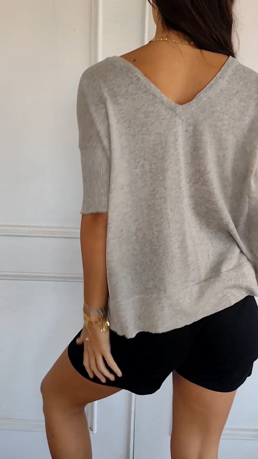 Chic V-hals Top: Stijl & Comfort