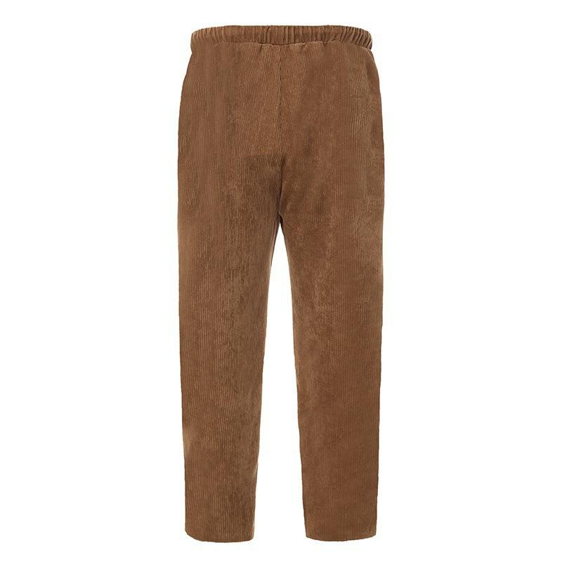 Corduroy Comfort: Heren Cropped Broeken