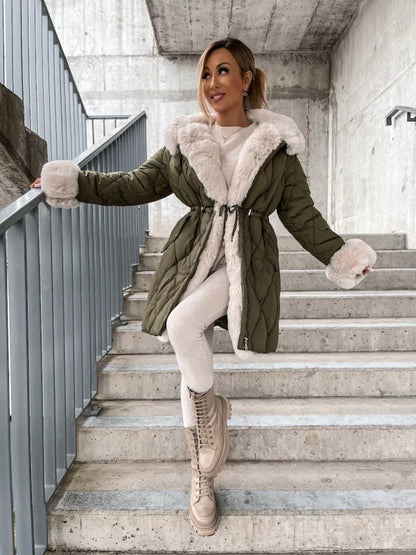 Chique Carly Parka: Moderne Elegantie Ontmoet Gezellige Warmte voor Herfst & Winter