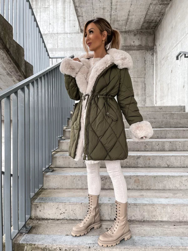 Chique Carly Parka: Moderne Elegantie Ontmoet Gezellige Warmte voor Herfst & Winter