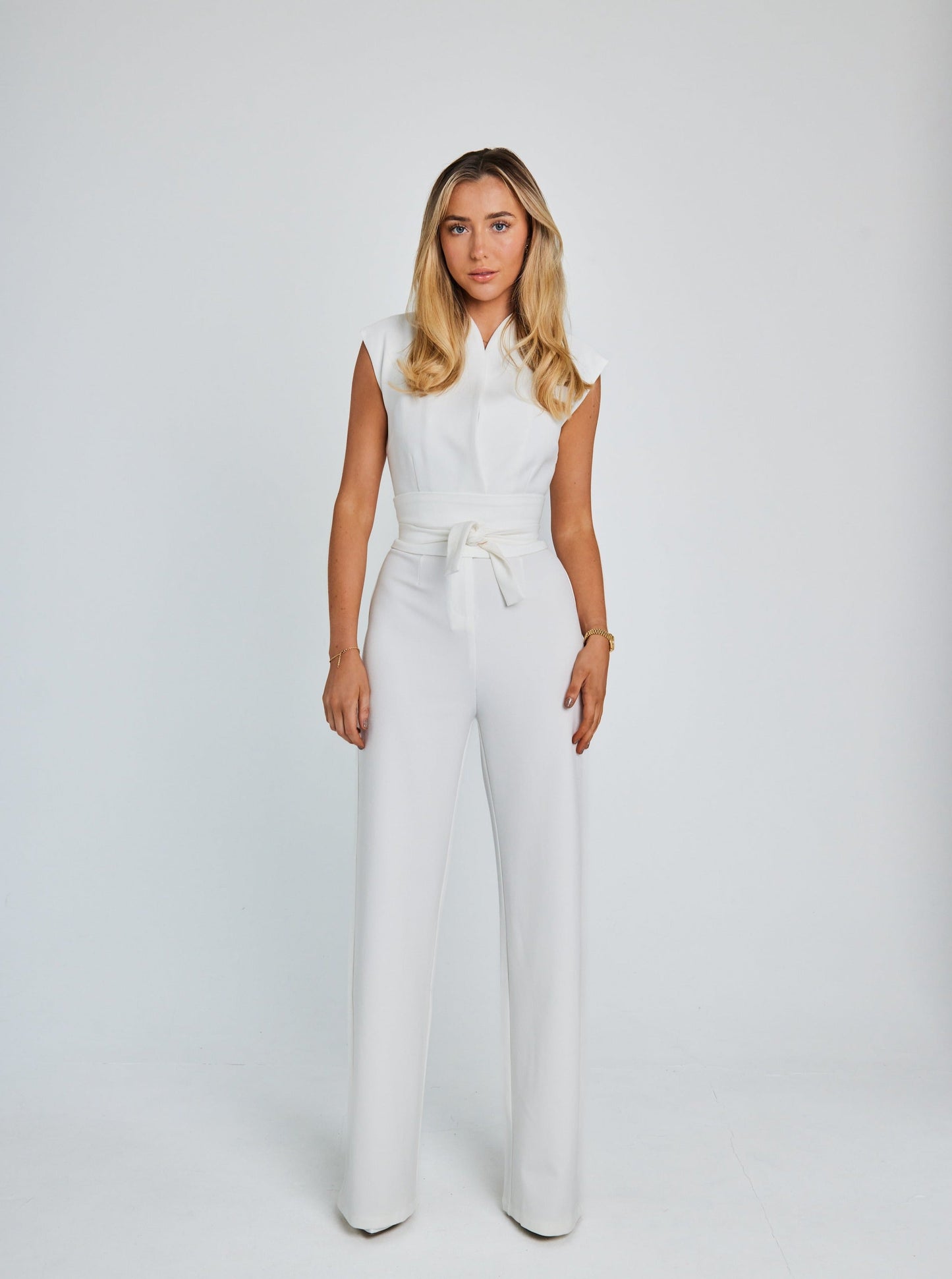 Zwarte Hoge Taille Jumpsuit - Julia