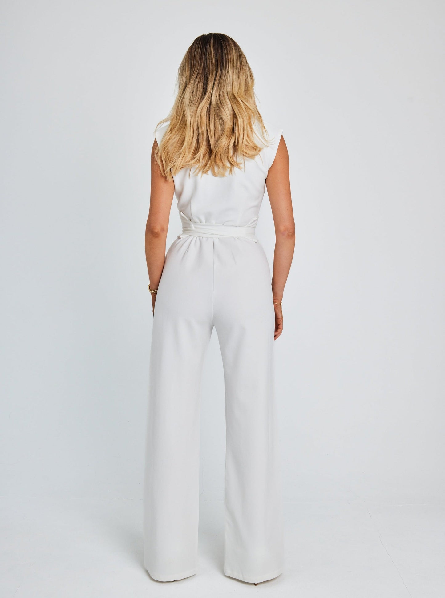 Zwarte Hoge Taille Jumpsuit - Julia