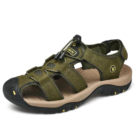 Donkerbruine Orthopedische Sandalen - Mike