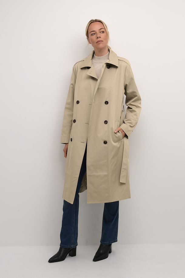 Stijlvolle Lange Trenchcoat - Perfecte Pasvorm & Elegant Lang