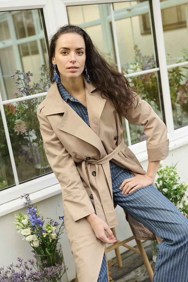 Stijlvolle Lange Trenchcoat - Perfecte Pasvorm & Elegant Lang