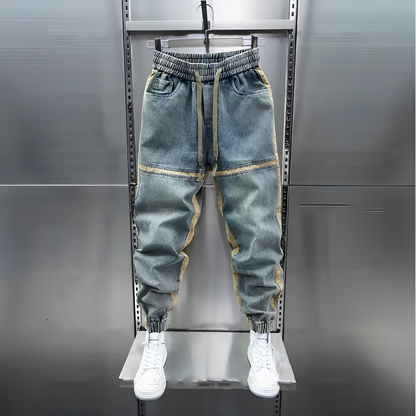 Flex-Denim Urban Joggers: Stijl & Comfort