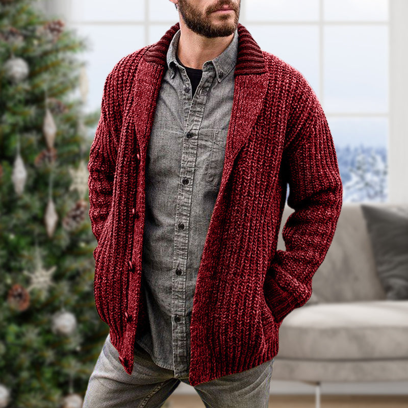 Gezellige Comfort: Heren Dikgebreid Vest - Perfecte Winterwarmte