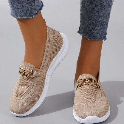 Shiela - Stijlvolle Beige Orthopedische Schoenen