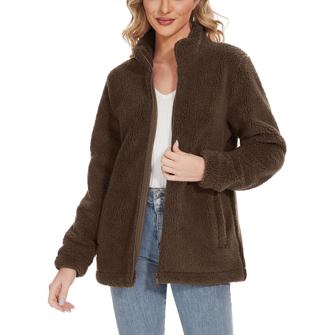 Gezellige Sherpa Fleece Jacks voor Vrouwen - Jouw ultieme wintergezel!