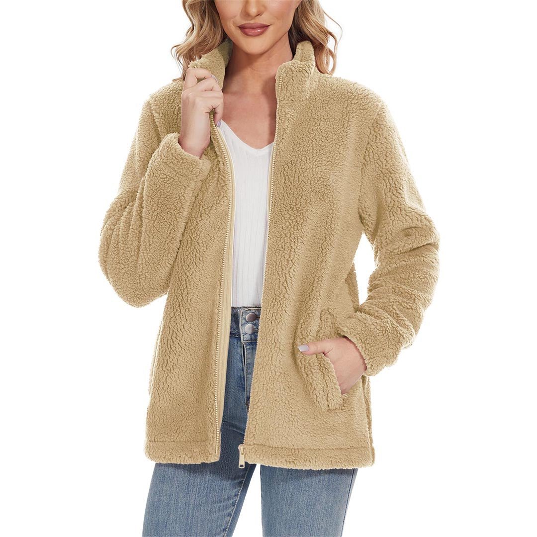 Gezellige Sherpa Fleece Jacks voor Vrouwen - Jouw ultieme wintergezel!