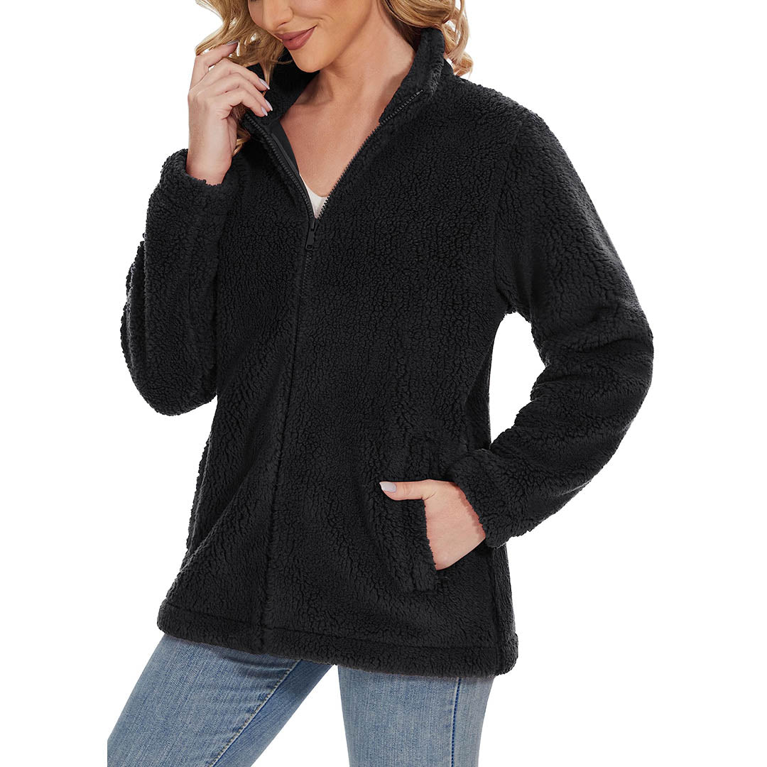 Gezellige Sherpa Fleece Jacks voor Vrouwen - Jouw ultieme wintergezel!