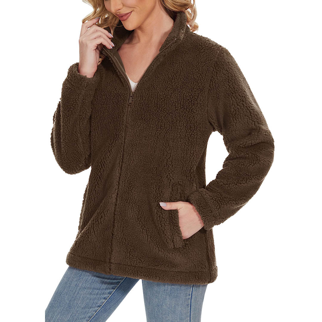 Gezellige Sherpa Fleece Jacks voor Vrouwen - Jouw ultieme wintergezel!