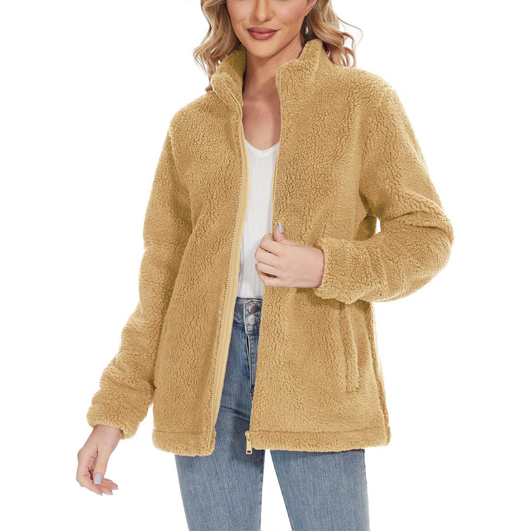 Gezellige Sherpa Fleece Jacks voor Vrouwen - Jouw ultieme wintergezel!