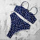 Azure - Blauwe Push-up Bikini met Gewatteerde Cups